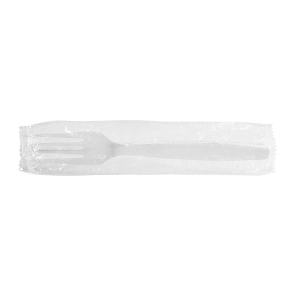 1000-PACK OF Fork Plastic Karat 1,000 ct PP Plastic Heavy Weight Forks Wrapped, White