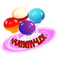 80-PACK OF CANDY LOLLIPOP YUMMY LIX ASSORTED LOLLIPOP DISPLAY REFILL