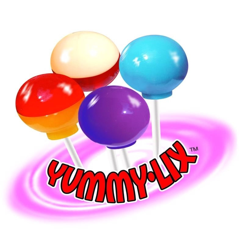 80-PACK OF CANDY LOLLIPOP YUMMY LIX ASSORTED LOLLIPOP DISPLAY REFILL