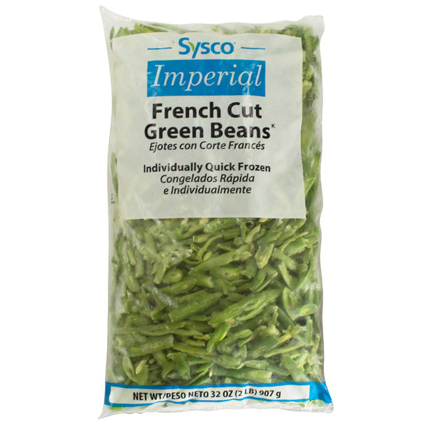 2 LB-PACK OF BEAN GREEN FRENCH CUT IQF P
