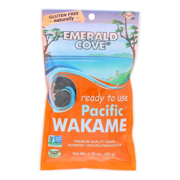 6-PACK OF Vegetable Seas Pacific Wakame Emerald Cove 1.76 oz