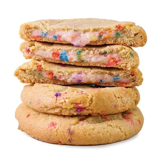 100- PACK OF Celebration Filled Cookie Dough Davids, 100 - 3.35 Oz