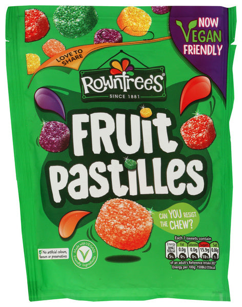 10-PACK OF CANDY FRUIT FRUIT PASTILLERS 5.4 OUNCE - CASE OF 10