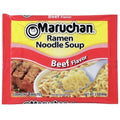 24-PACK OF Beef Flavored Ramen Noodle Soup Maruchan Instant, 24 - 3 OZ