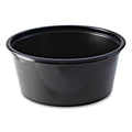 2500-PACK OF Container Condiment Fabri-Kal Black 3.25 oz Portion Cups - Elegant Ramekin Design for Sauces and Condiments (20 Count)