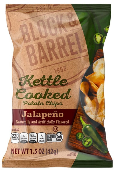 48-PACK OF CHIP POTATO JALAPENO KETTLE