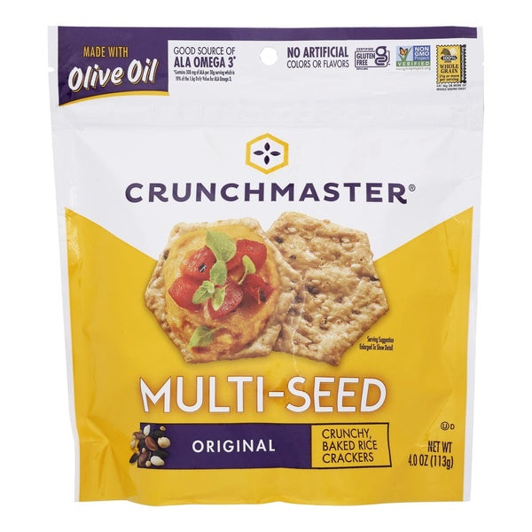 12-PACK OF Cracker Multiseed Original Crunchmaster 4 oz