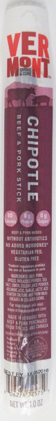 24-PACK OF Beef Snack Stick, Pork, Chipotle, 24 x 1 oz