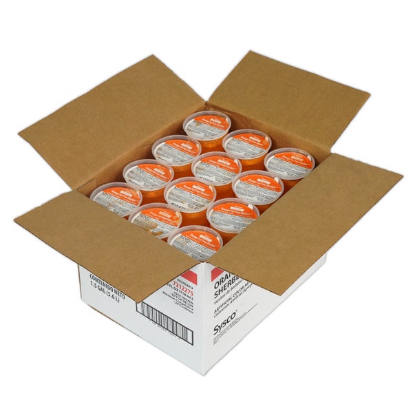 4 FZ-PACK OF ICE CREAM ORANG NF SHERBET CUP