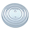 2500-PACK OF Lid Flat Fabri-Kal Kal-Clear/Nexclear Flat Plastic Drink Cup Lids - 9 oz to 10 oz Cold Cup Compatible (2500 per Carton)