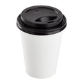 1000-PACK OF Cup Paper Karat 1,000 ct 8 oz Paper Coffee Cup Lids | 80 mm | PP | Black
