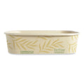 300-PACK OF Container Sugarcane Eco-Friendly World Centric No Tree Rectangular Containers - 16 oz Sugarcane & Bamboo, 300 Count