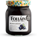 9-PACK OF Jam Blackcurrant Nothing But Fruit Follain, Bewley Irish Imports