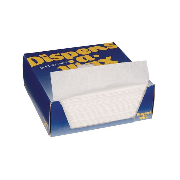 24-PACK OF Paper Patty Dixie 512 Dispens-A-Wax Waxed Deli Patty Paper - 5.5 x 5.5 Inch Sheets (24 Count Carton)
