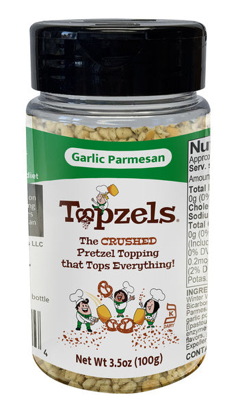 48-PACK OF Dessert Toppings Pretzel Bits Garlic Parmesan Topzels, Pretzel Pete