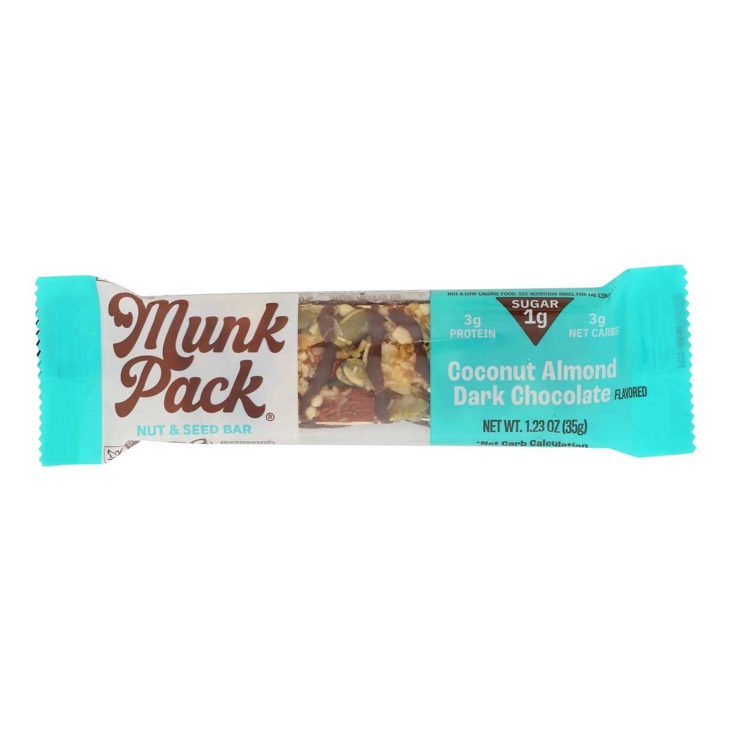 12-PACK OF BAR ENERGY COCONUT ALMOND DARK CHOCOLATE
