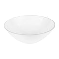 12-PACK OF Bowl Soup 16 oz Silver Rim Round