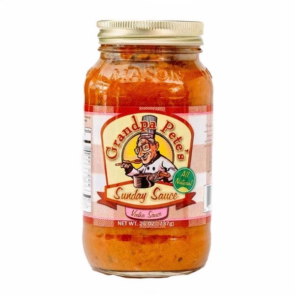 12-PACK OF Sauce Vodka, Grandpa Petes Sauce