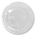 1000-PACK OF Lid Plastic Karat C-KC78TS-NH Clear PET Cold Cup Lids for 8 oz. to 10 oz. Cups - No Hole Design (1000 Count)