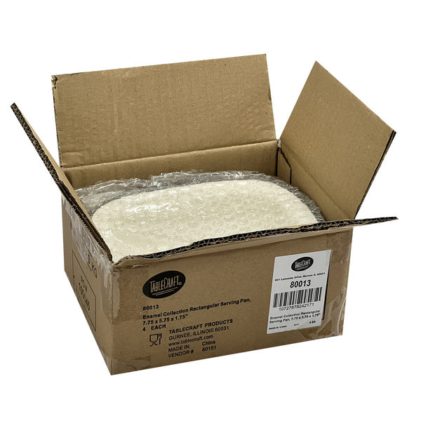 1 EA-PACK OF PAN CASSRL WH BLK RIM 18 OZ