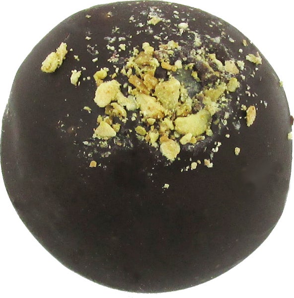 1-PACK OF TRUFFLE CHOCOLATE DARK PISTACH