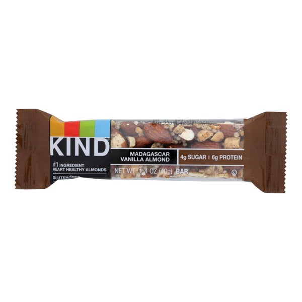 12-PACK OF SNACK BAR MADAGASCAR VANILLA ALMOND