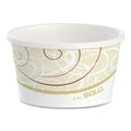 500-PACK OF Container Food SOLO HS4085-J8000 Symphony Design Double Poly Paper Food Containers - 8 oz, 500 Count for Hot and Cold Meals