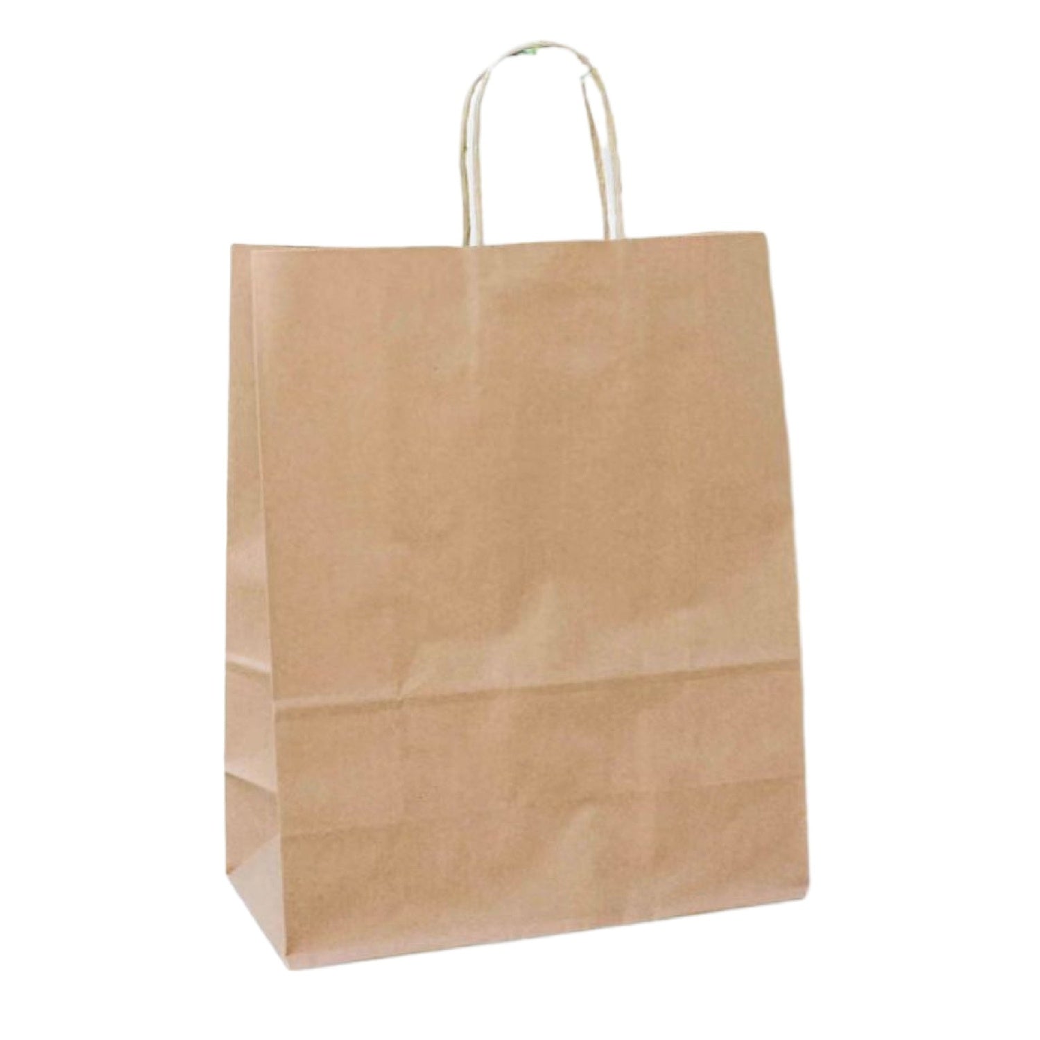 250-PACK OF BAG FOOD PAPER SHOPPER (COMPARE TO DURO MISSY) 10 X 13 X 5 INCH