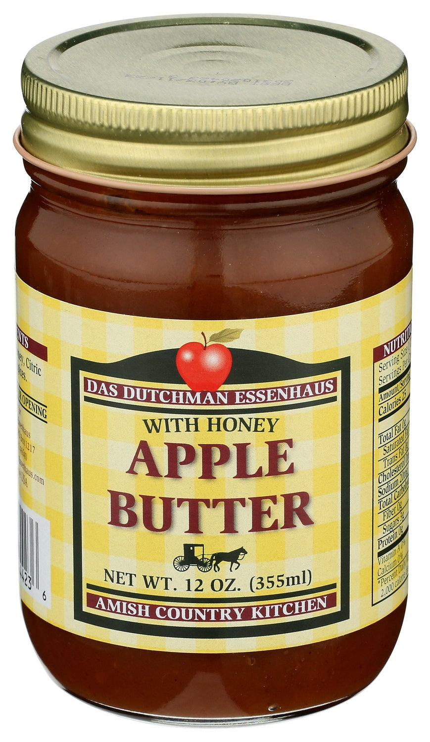 12-PACK OF APPLE BUTTER WITH HONEY