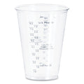1000-PACK OF Dart TP10DGM 10 oz. Graduated Plastic Medical and Dental Cups - Clear (1000/Carton)