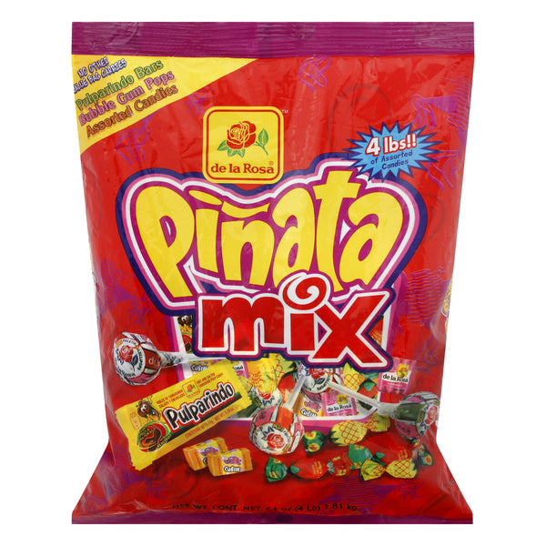 6-PACK OF CANDY ASSORTED PINATA MIX 4 OUNCE - CASE OF 6