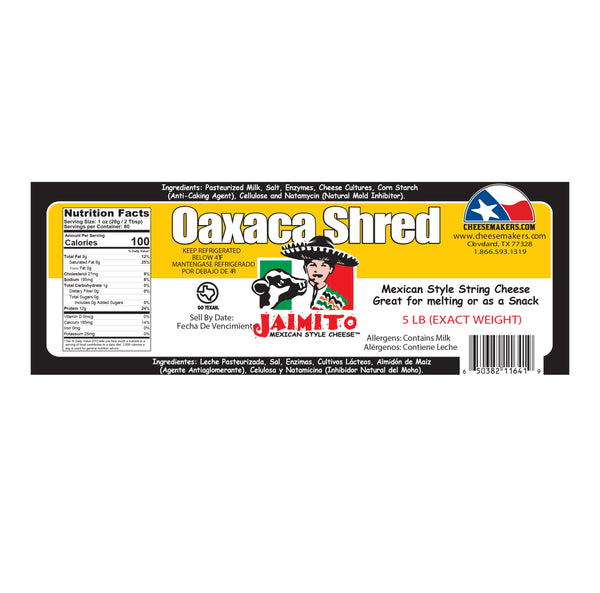 4-PACK OF CHEESE OAXACA SHREDDED