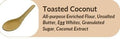 4-PACK OF Spoon Edible Mini Toasted Coconut 4 X 50 Count