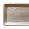 4-PACK OF Tray Disposable 14" x 10" Palm Leaf