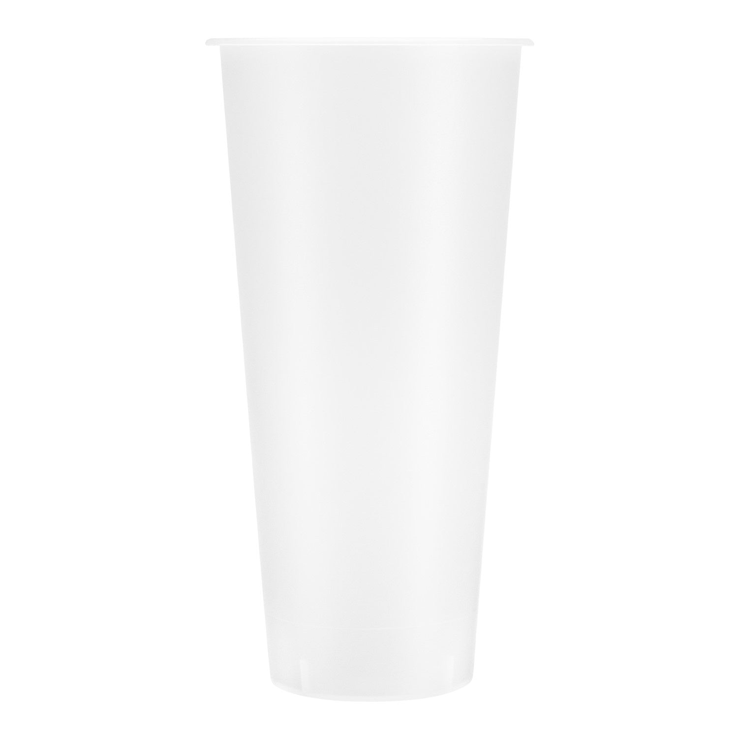 500-PACK OF Cup Plastic Karat [500 Pack - 24oz] Tall Plastic Cups, Frosted PP Cups (90mm) - C-TPP24M