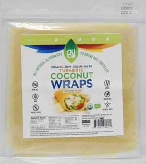 12-PACK OF Tortilla Wrap 9" Turmeric Organic 12 X 5 Ct (Gf)