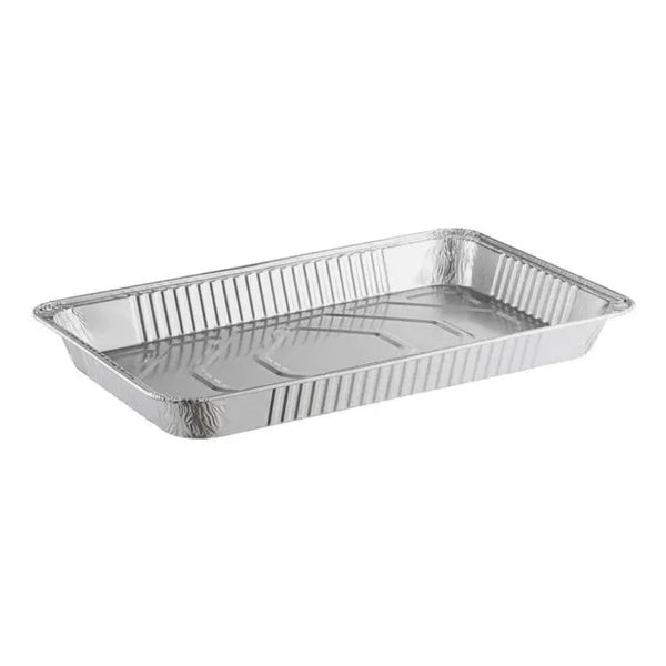 50-PACK OF Full Size Steam Table Foil Pan Medium Depth