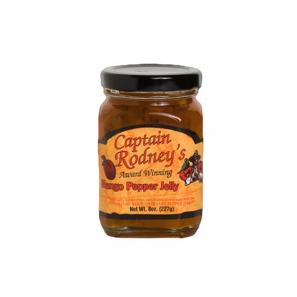 6-PACK OF Jelly Mango Pepper Captain Rodney's, Bell Buckle Country Store