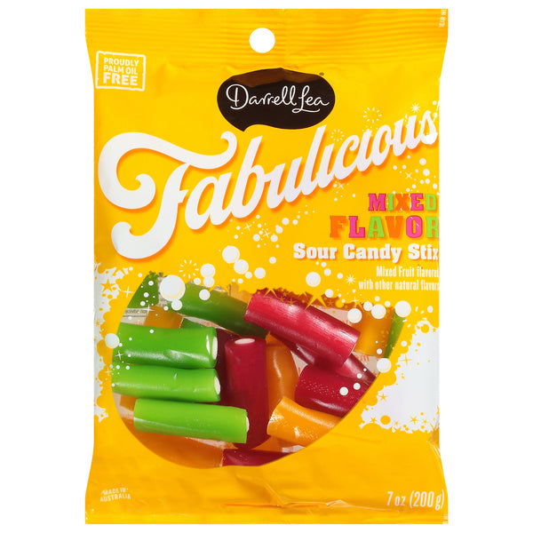 8-PACK OF CANDY SOUR STIX, MIXED FLAVOR