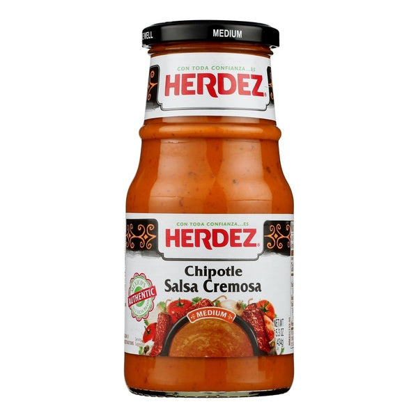6-PACK OF Salsa Chipotle Creamy Herdez 15.3 oz