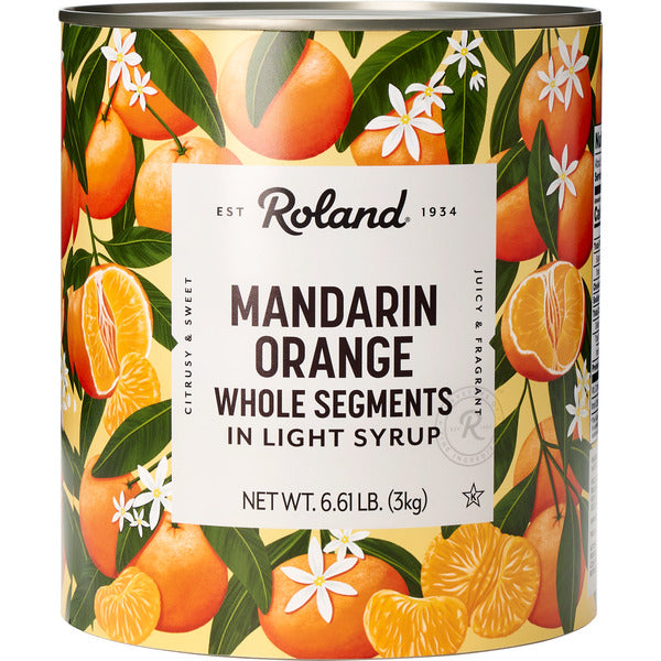 6-PACK OF ORANGE MANDARIN SEGMNT WHL