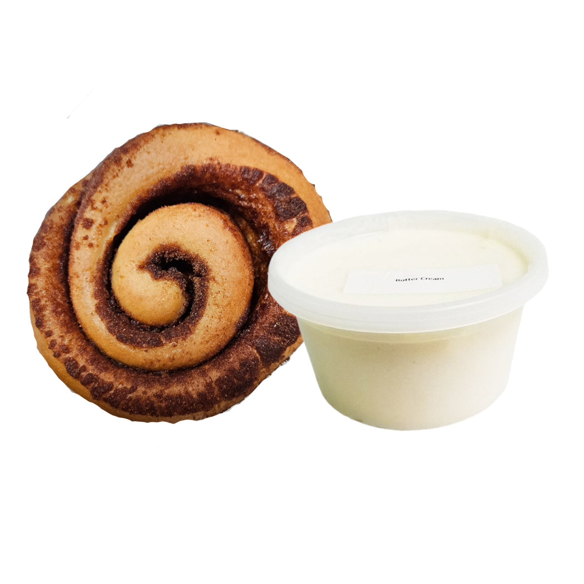 48- PACK OF Cinnamon Rolls - Individually Packaged 6oz Regular Banana Pudding Cinnamon Roll