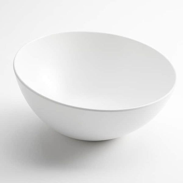1 EA-PACK OF BOWL PLASTIC ANGLD WH 110 OZ