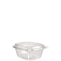 200-PACK OF Container Food Dart CH16DED 16 oz Clear Plastic Domed Lid Containers - 200 Count SafeSeal Tamper-Resistant Food Storage