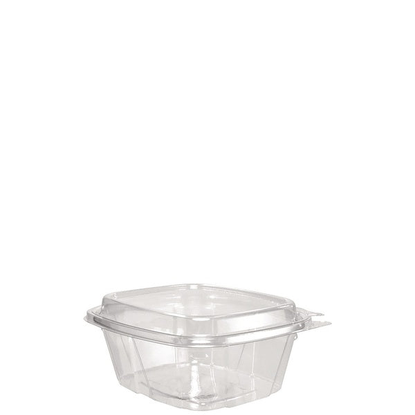 200-PACK OF Container Food Dart CH16DED 16 oz Clear Plastic Domed Lid Containers - 200 Count SafeSeal Tamper-Resistant Food Storage