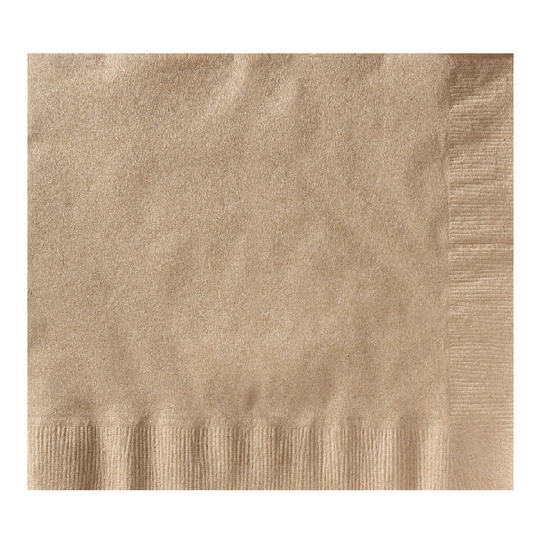 8-PACK OF NAPKIN DNR 17X17 NAT 2PL 1/4F