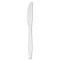 100-PACK OF Cutlery Plastic Durable Mediumweight Polystyrene Knife - White Disposable Cutlery (100 Count) for Events and Gatherings