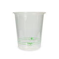 300-PACK OF Container Compostable 32oz PLA Deli Round