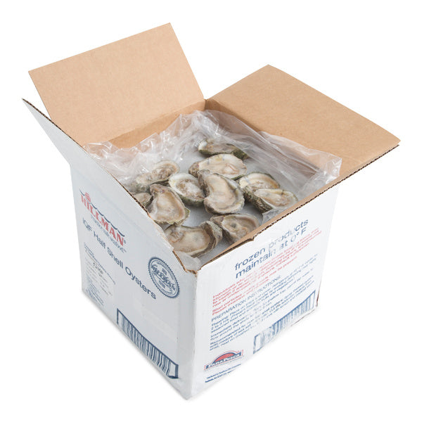 144 CT-PACK OF OYSTER HALF SHELL SELECT IQF
