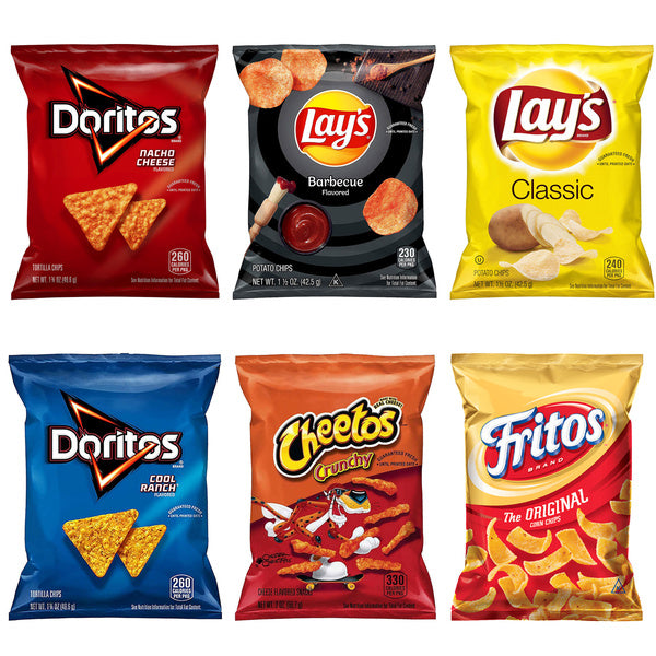 1-PACK OF CHIP VARIETY FRITO LAY